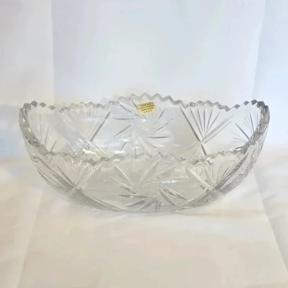 Vintage leaded crystal bowl - Picture 1 of 5